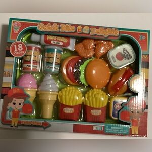 Quick Bite Delights Play Food Set